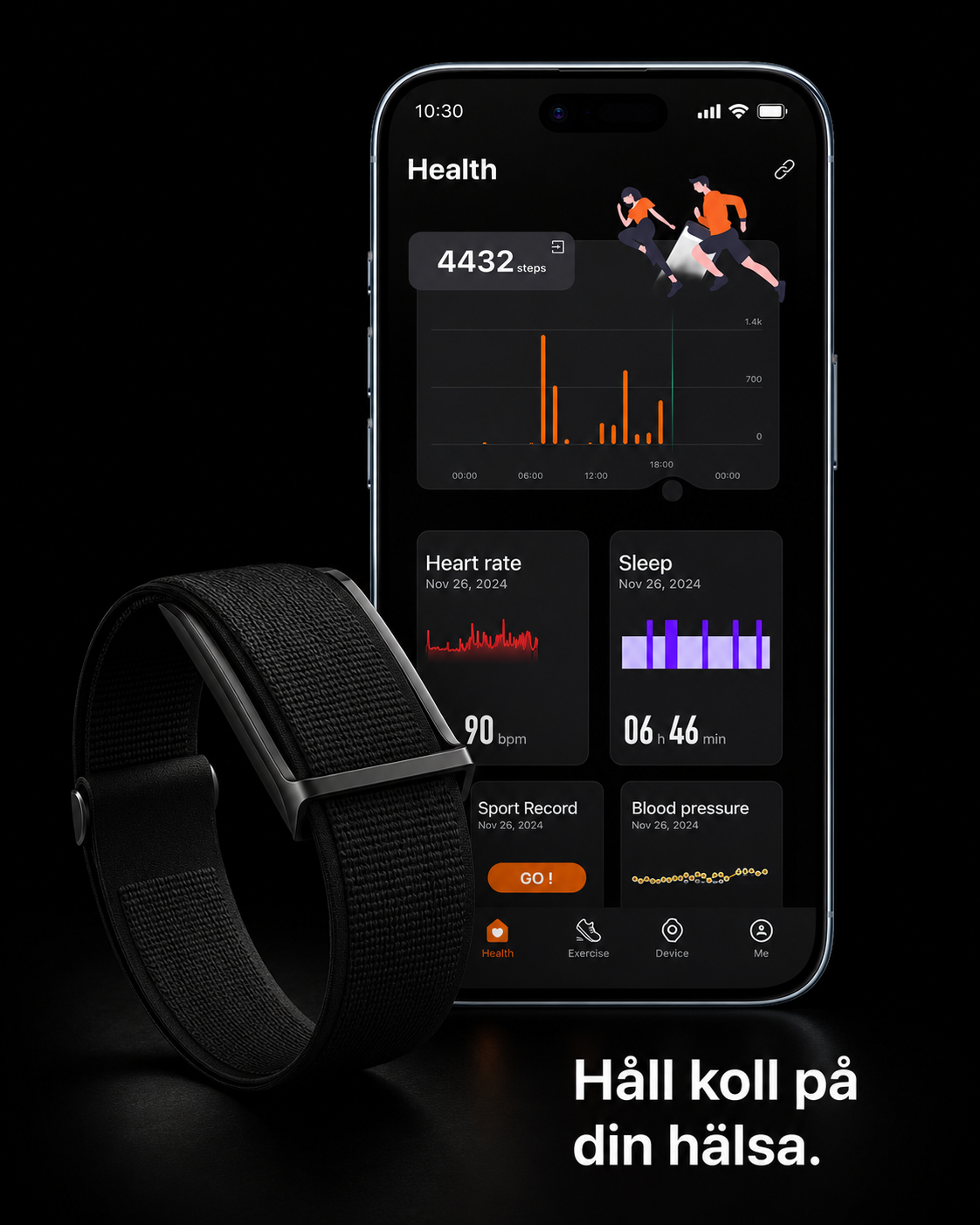 Noor Band – hälsoband utan månadsavgift